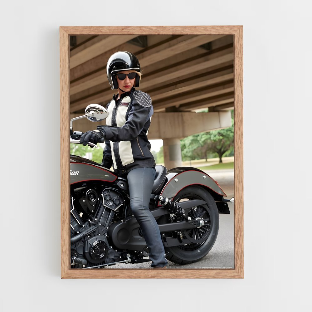 Poster Ride avec Passion – affiche Indian Motorcycle (vue 4)